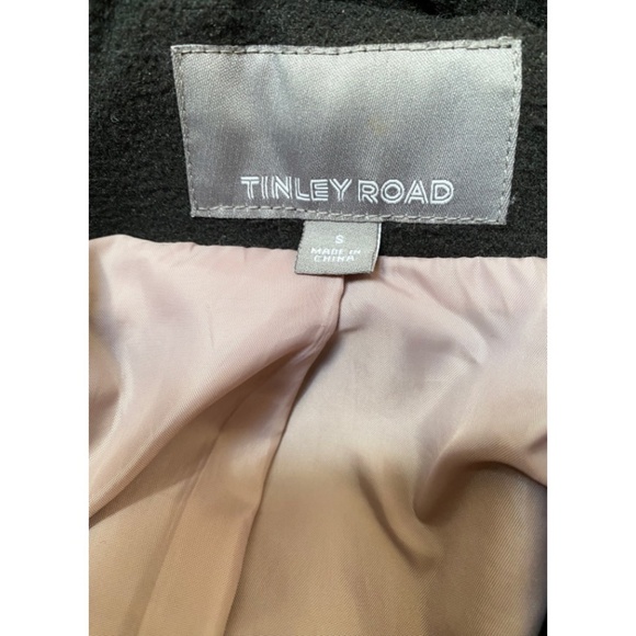 Tinley Road Funnel Neck Black Coat - Picture 6 of 11